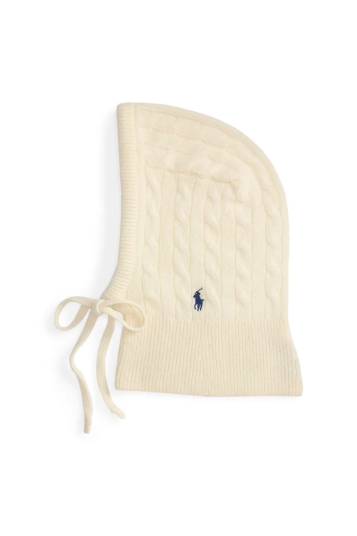 Вовняний капор Polo Ralph Lauren бежевий 455981427