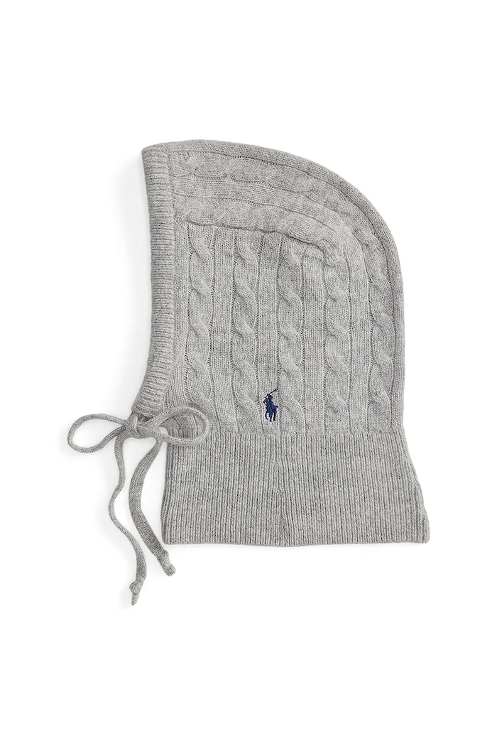 Vunena balaklava Polo Ralph Lauren siva 455981427