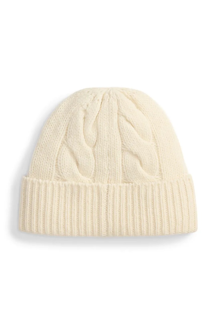 Polo Ralph Lauren căciulă de lână 455981433 bej AW25
