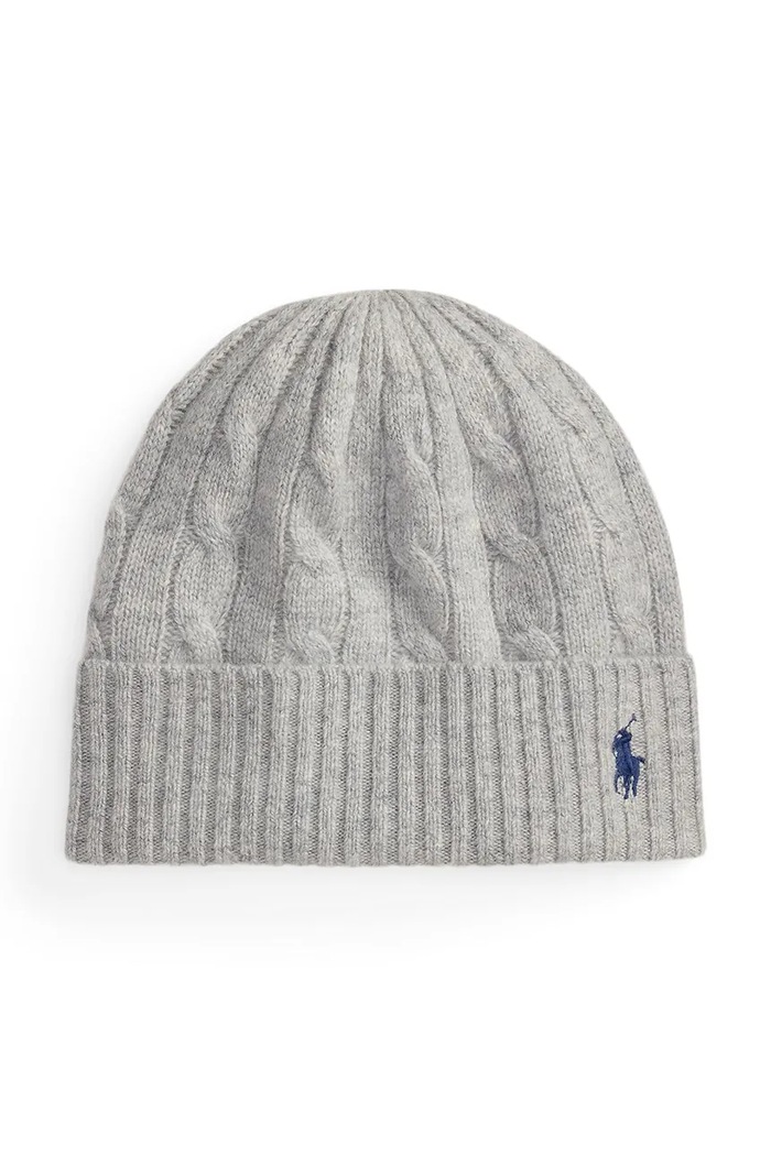 Volnena kapa Polo Ralph Lauren Srednje debeline siva 455981442