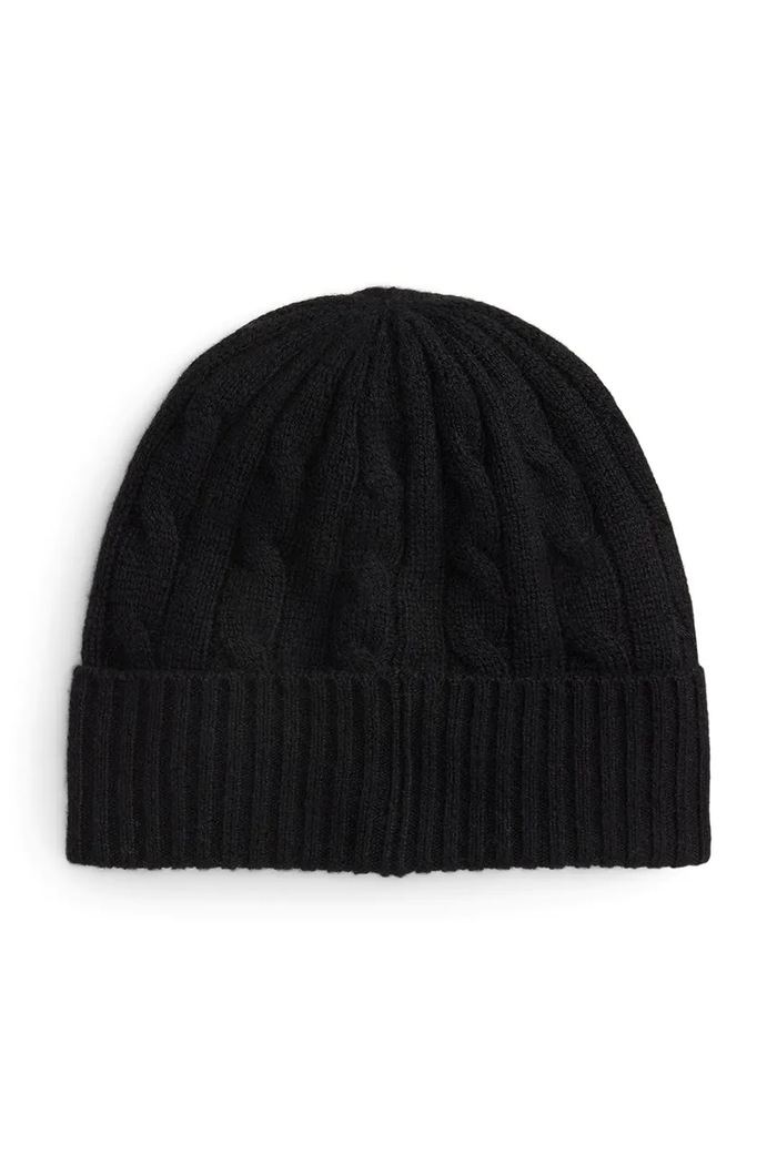 Vlněná čepice Polo Ralph Lauren 455981442 černá AW25