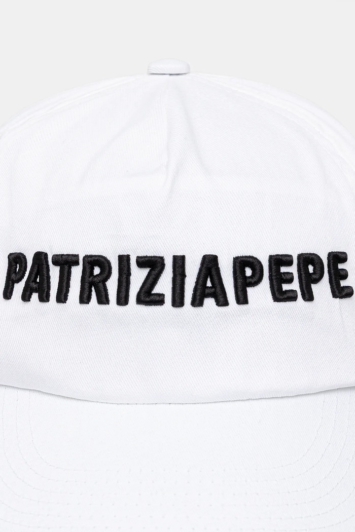 Bavlnená šiltovka Patrizia Pepe 8F0079.AB01 biela AA00