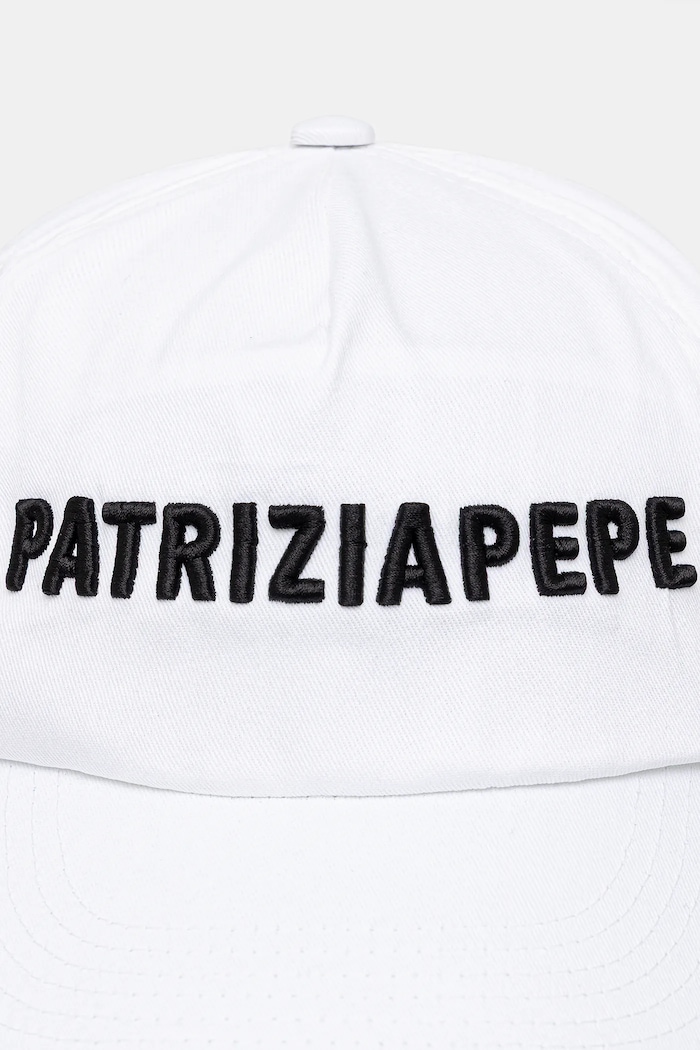 Bavlnená šiltovka Patrizia Pepe 8F0079.AB01 biela AA00