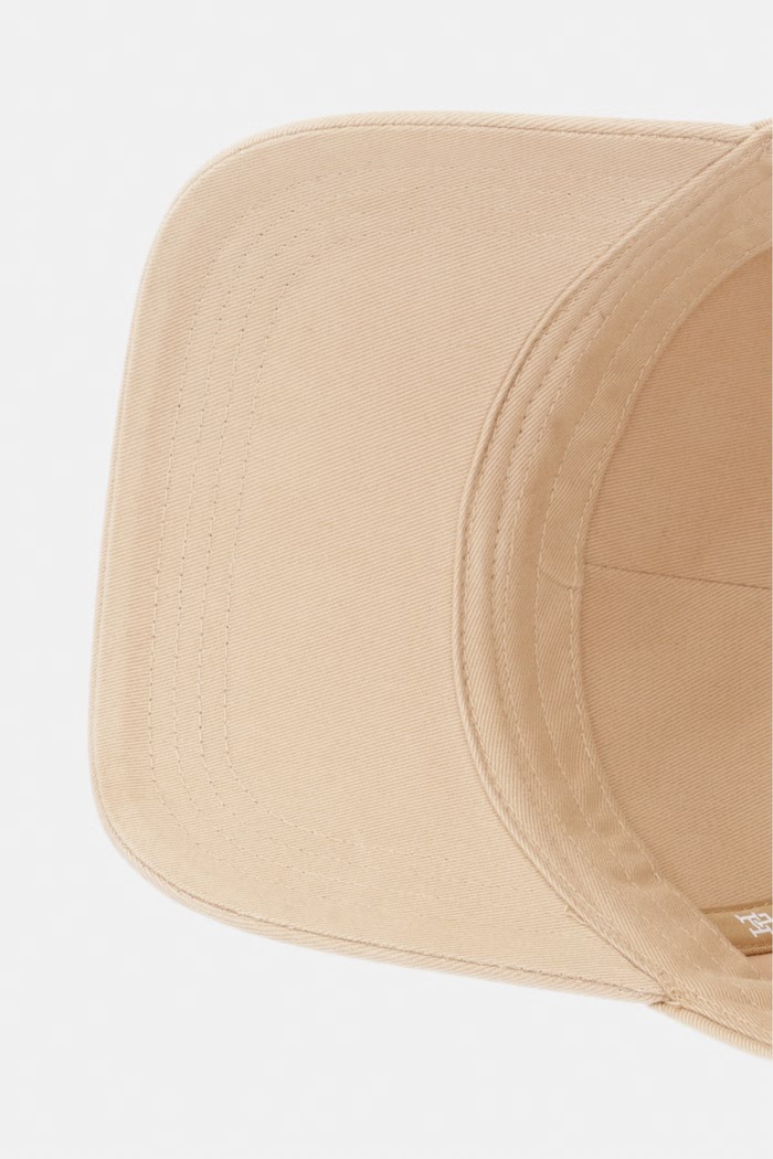 Tommy Hilfiger czapka z daszkiem damska bawełniana beżowy AW0AW17631