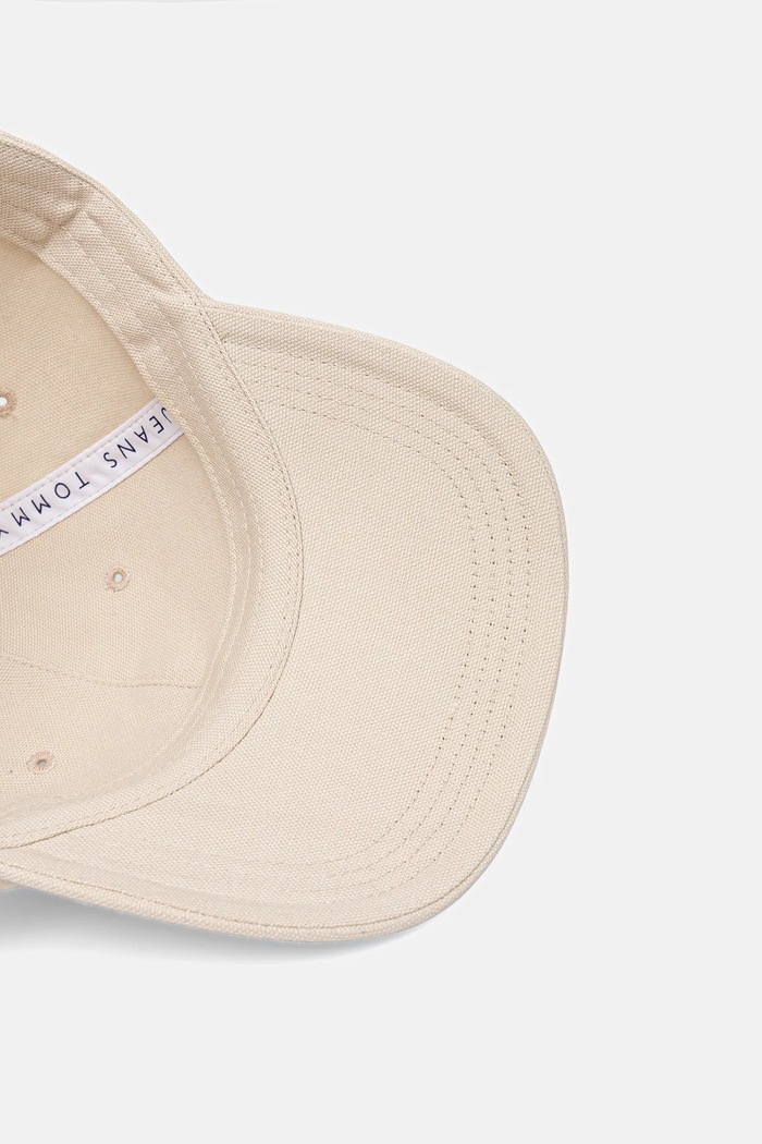 Tommy Jeans pamut baseball sapka bézs AW0AW17580