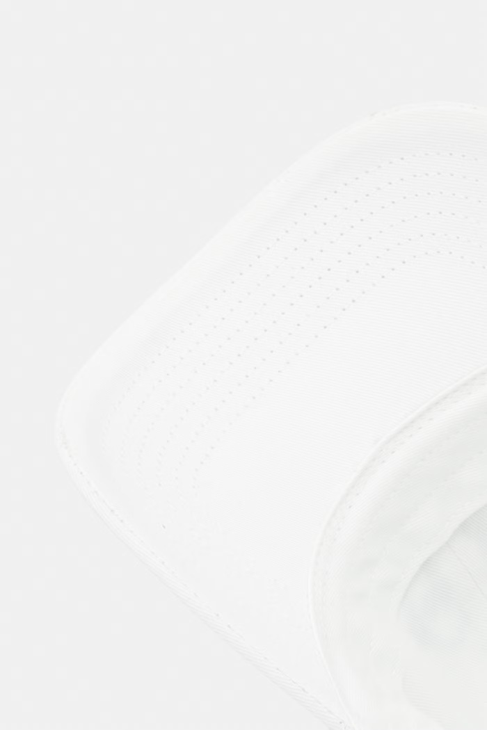 Calvin Klein čiapka so šiltom dámska bavlnená biela LV04K5026G