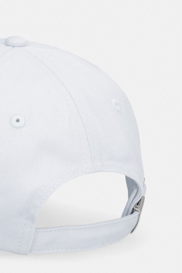 Akcesoria Calvin Klein czapka z daszkiem damska bawełniana LV04K5026G niebieski