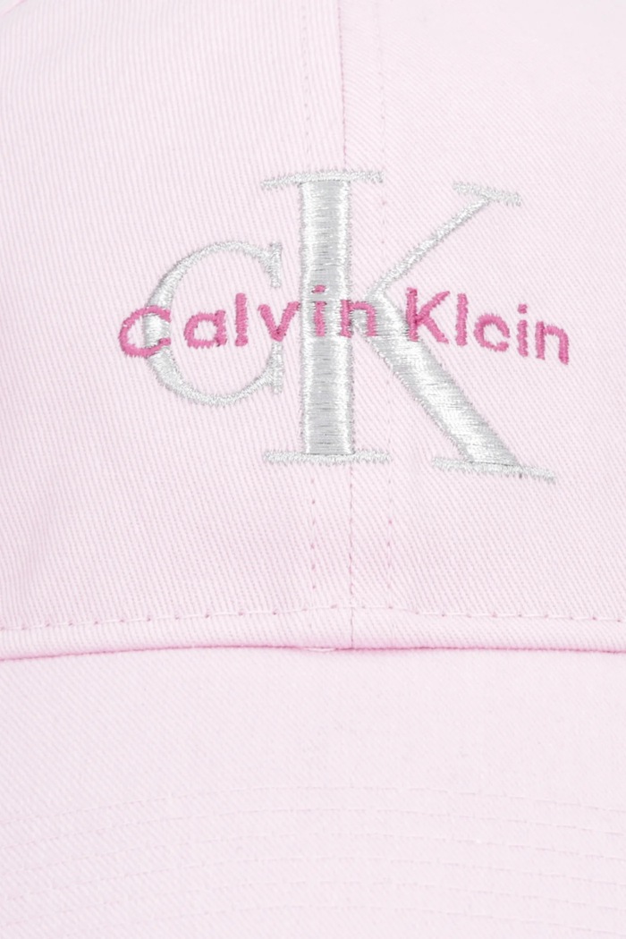 Calvin Klein kapa s šiltom ženska bombažna LV04K5026G roza SS26