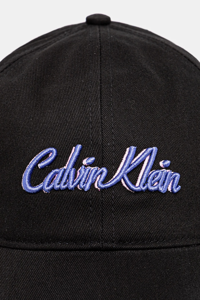 Calvin Klein șapcă de baseball din bumbac LV04K5044G negru AW25