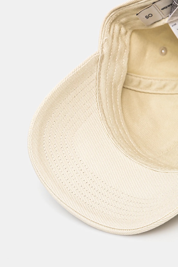 Calvin Klein czapka z daszkiem bawełniana beżowy LV04K5065G