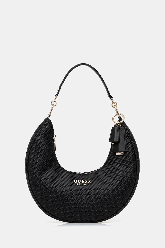 Guess poșetă MIREMA uni negru HWWG96.31020