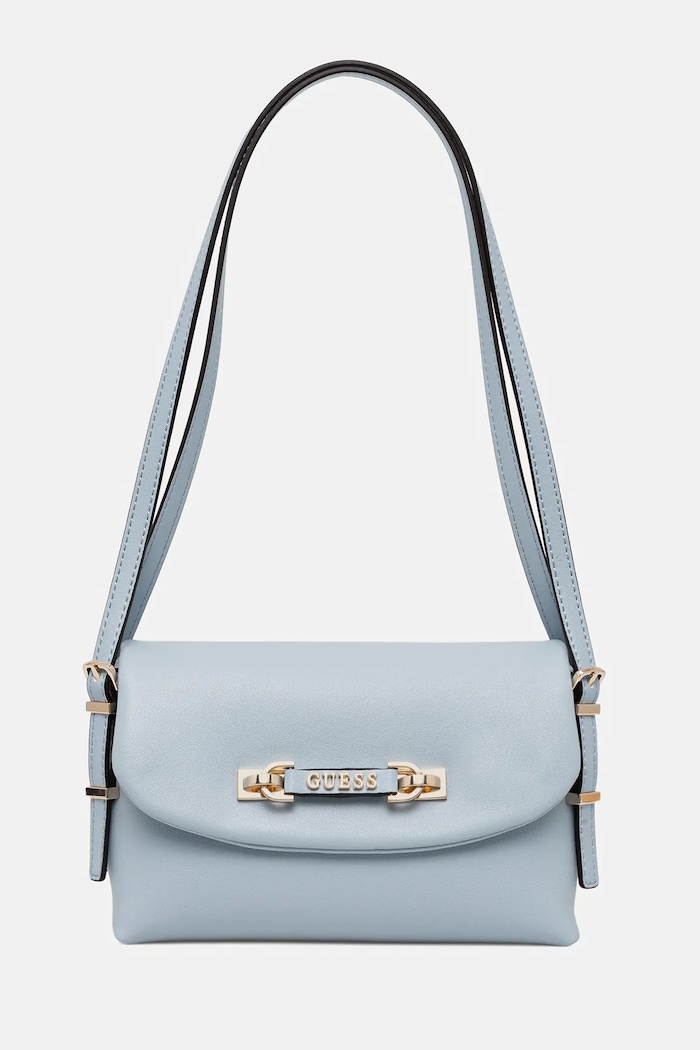 Guess poșetă LEFIA uni albastru HWBG96.44190