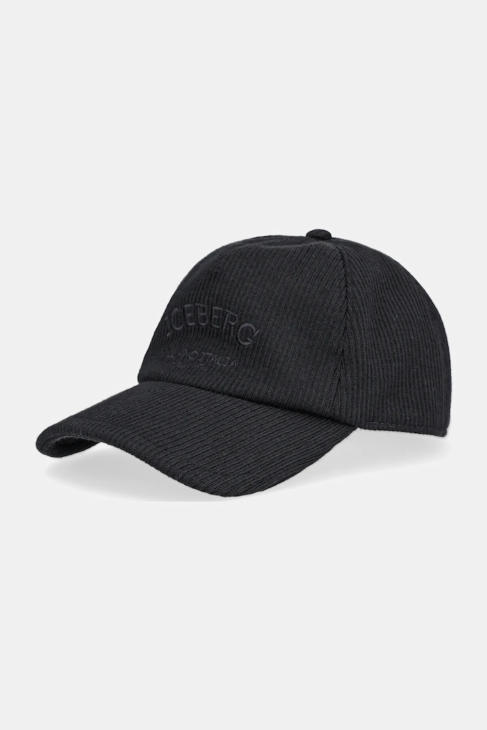 Iceberg Cappello da baseball con lana nero 7102.6962