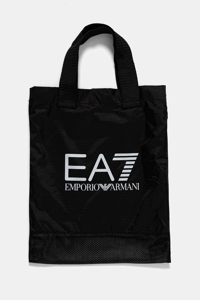 EA7 Emporio Armani czapka i szalik z domieszką wełny AF16843.7W000717 czarny