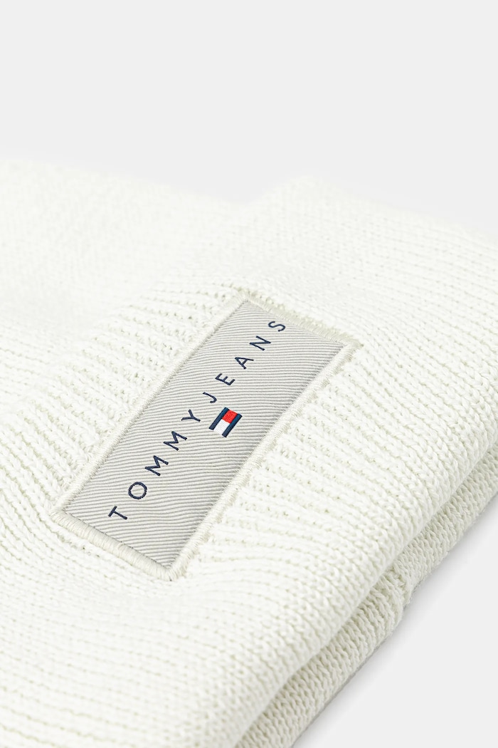 Pamučna kapa Tommy Jeans AW0AW17913 bijela AW25