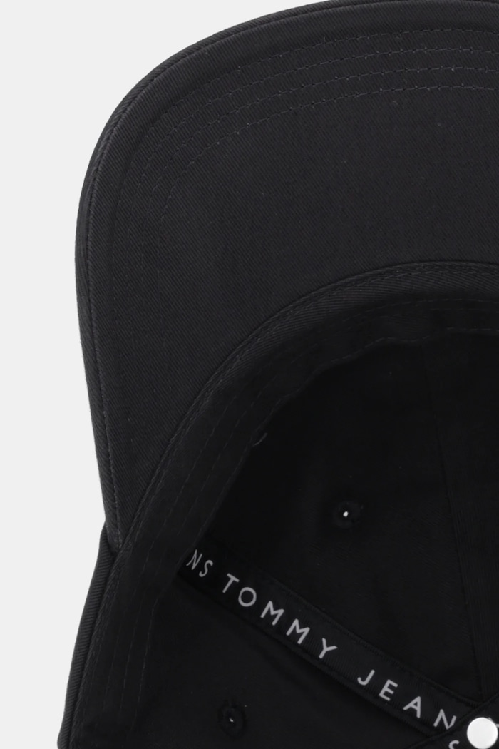 Bavlnená šiltovka Tommy Jeans čierna AW0AW17901
