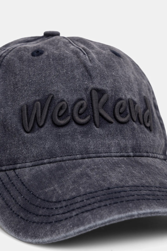 Weekend Max Mara Șapcă de baseball din bumbac BRUNO 2525576024600 bleumarin AW25
