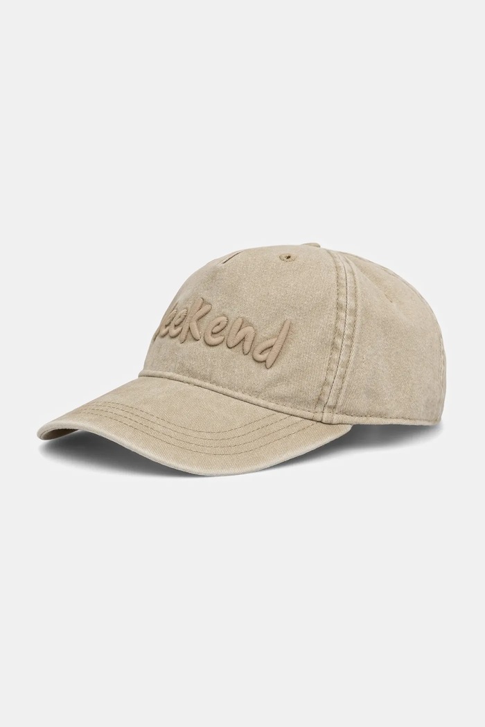 Weekend Max Mara Șapcă de baseball din bumbac BRUNO bej 2525576024600