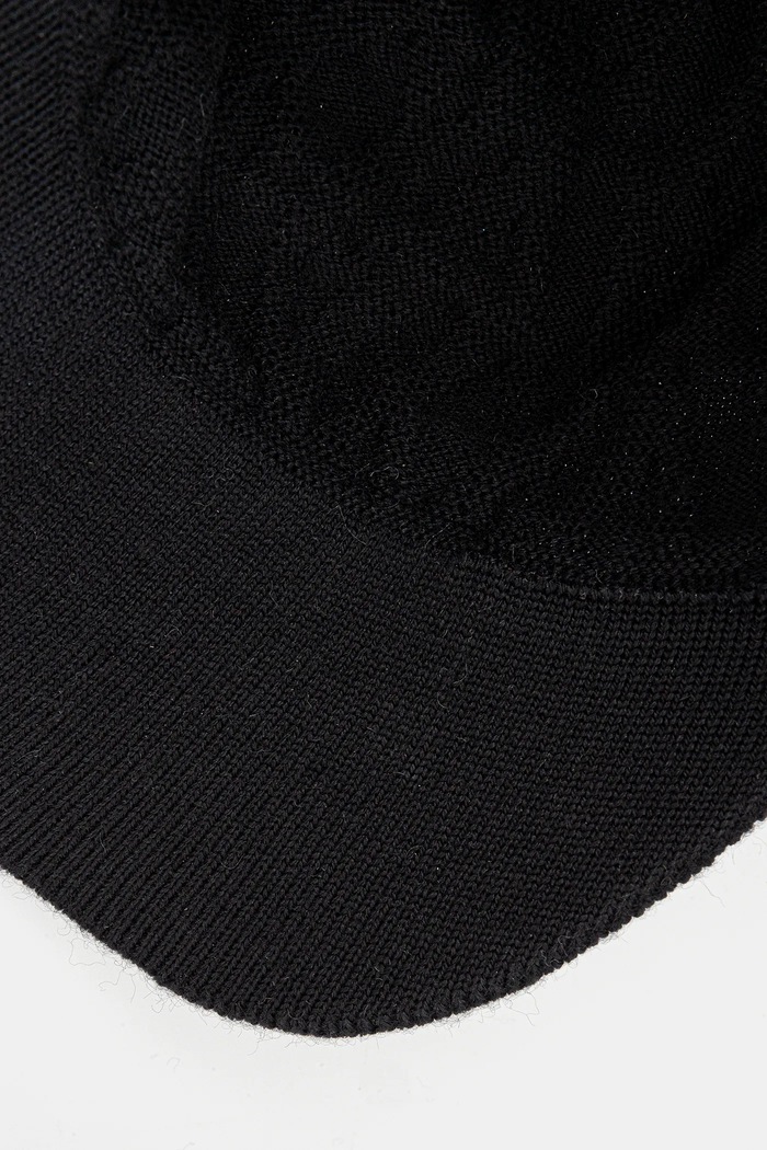 Armani Exchange șapcă de baseball din amestec de lână XW001494.AF11956 negru