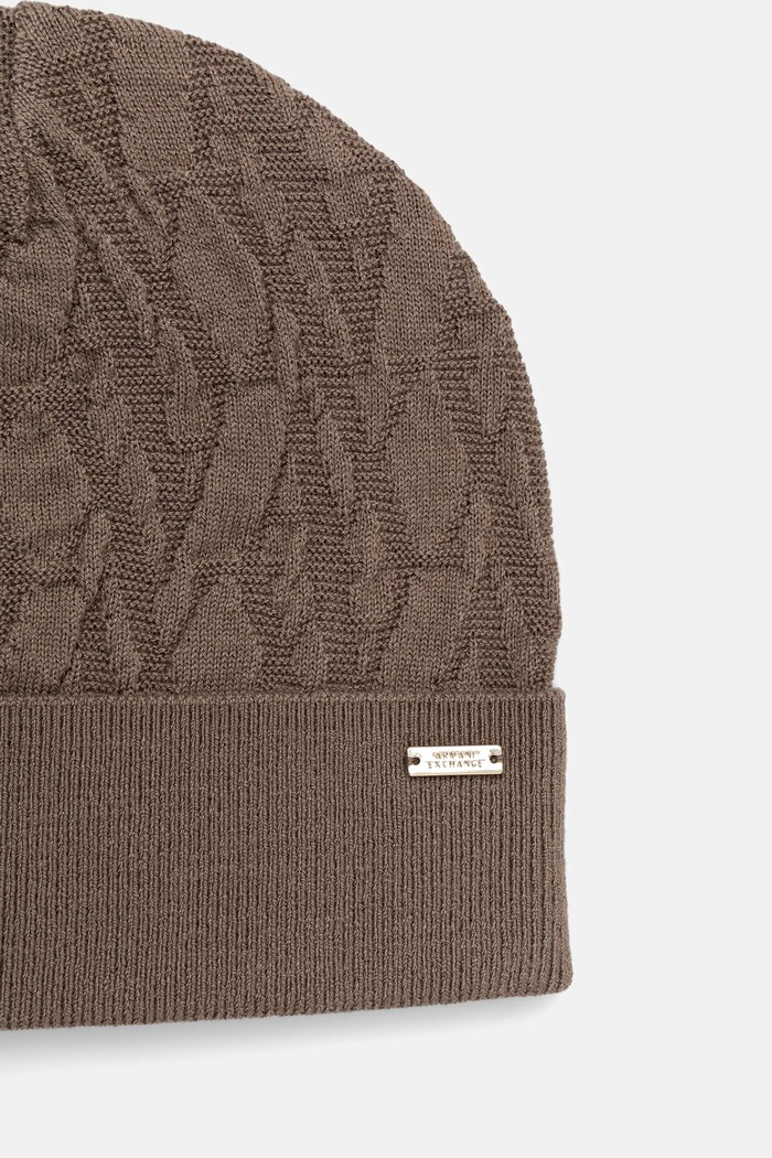 Căciulă de lână Armani Exchange XW001495.AF11956 maro