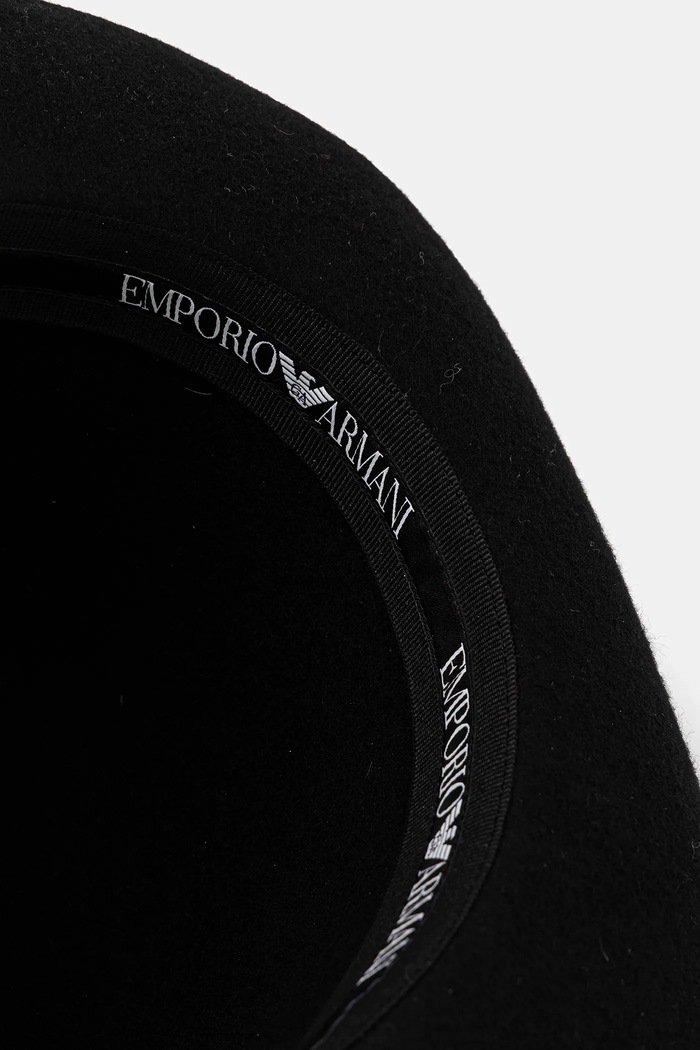 Vuneni šešir Emporio Armani EW003151.AF20030 crna