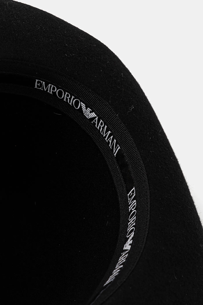 Vuneni šešir Emporio Armani EW003151.AF20030 crna