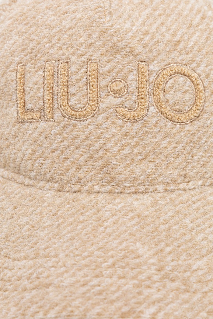 Liu Jo czapka z daszkiem z domieszką wełny 2F5088.T0300 beżowy AW25
