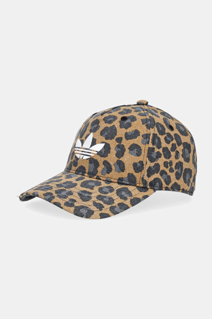adidas Originals șapcă de baseball din bumbac cu modele bej JW8034