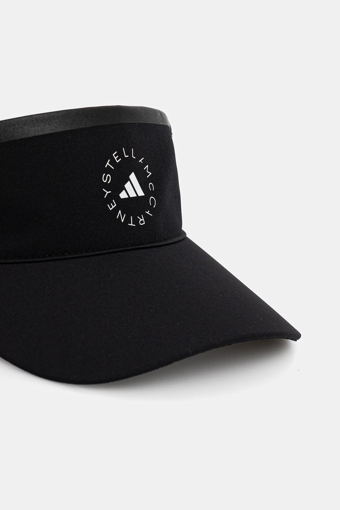 adidas by Stella McCartney șapcă cozoroc JY4083 negru SS26