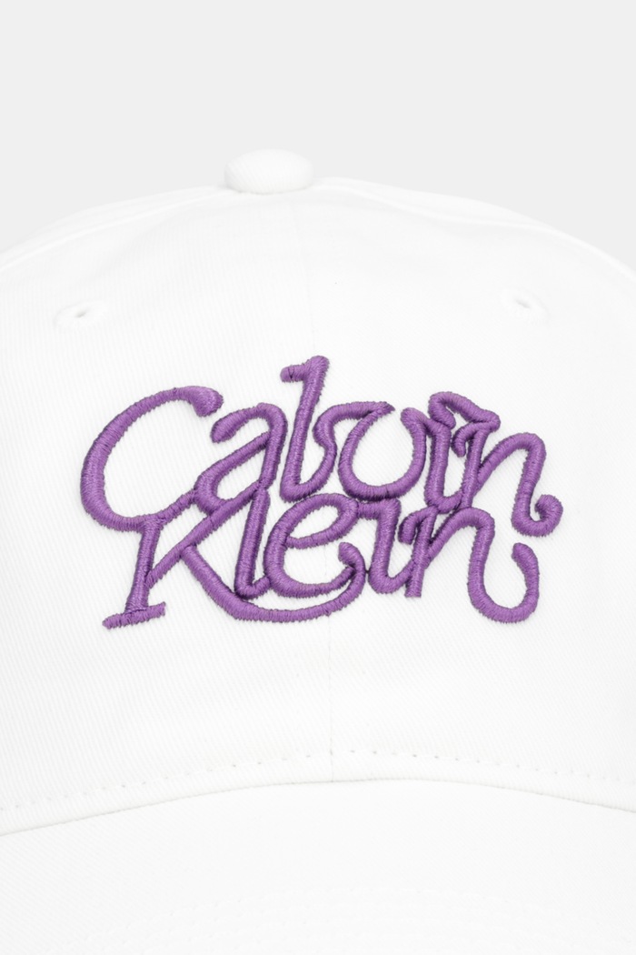 Βαμβακερό καπέλο του μπέιζμπολ Calvin Klein LV04F5032G λευκό AW25