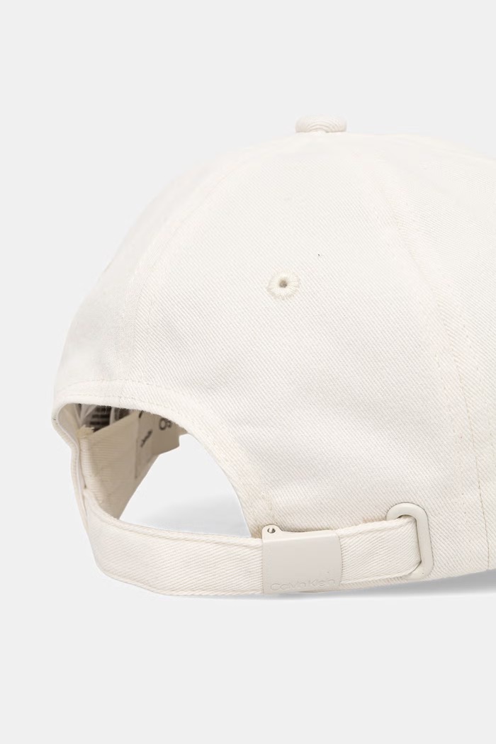 Doplňky Calvin Klein kšiltovka dámská bavlněná LV04F5059G béžová