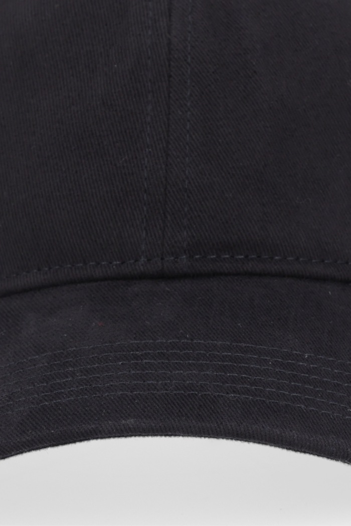 Calvin Klein καπέλο με γείσο γυναικείο βαμβακερό LV04F5059G μαύρο SS26