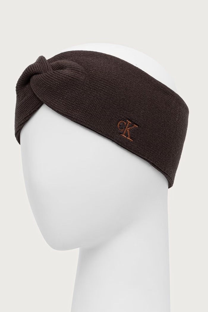 Calvin Klein Traka za glavu za žene s viskozom LV04F8019G smeđa AW25