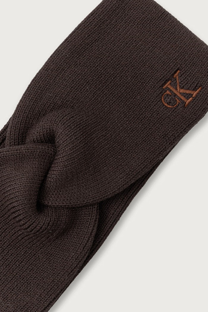 Dodaci Calvin Klein Traka za glavu za žene s viskozom LV04F8019G smeđa