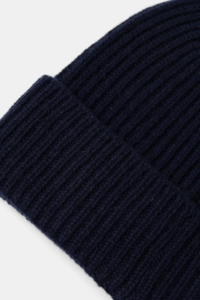 Tommy Hilfiger căciulă de cașmir AW0AW17772 bleumarin AW25