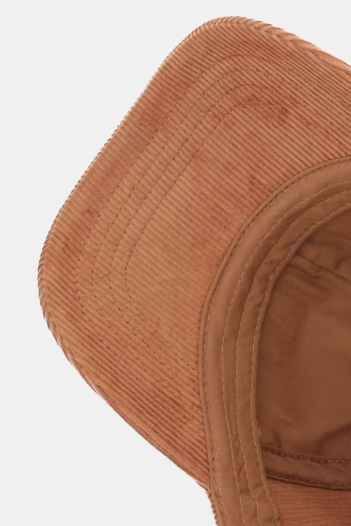 Pepe Jeans czapka z daszkiem sztruksowa brązowy PL0400005