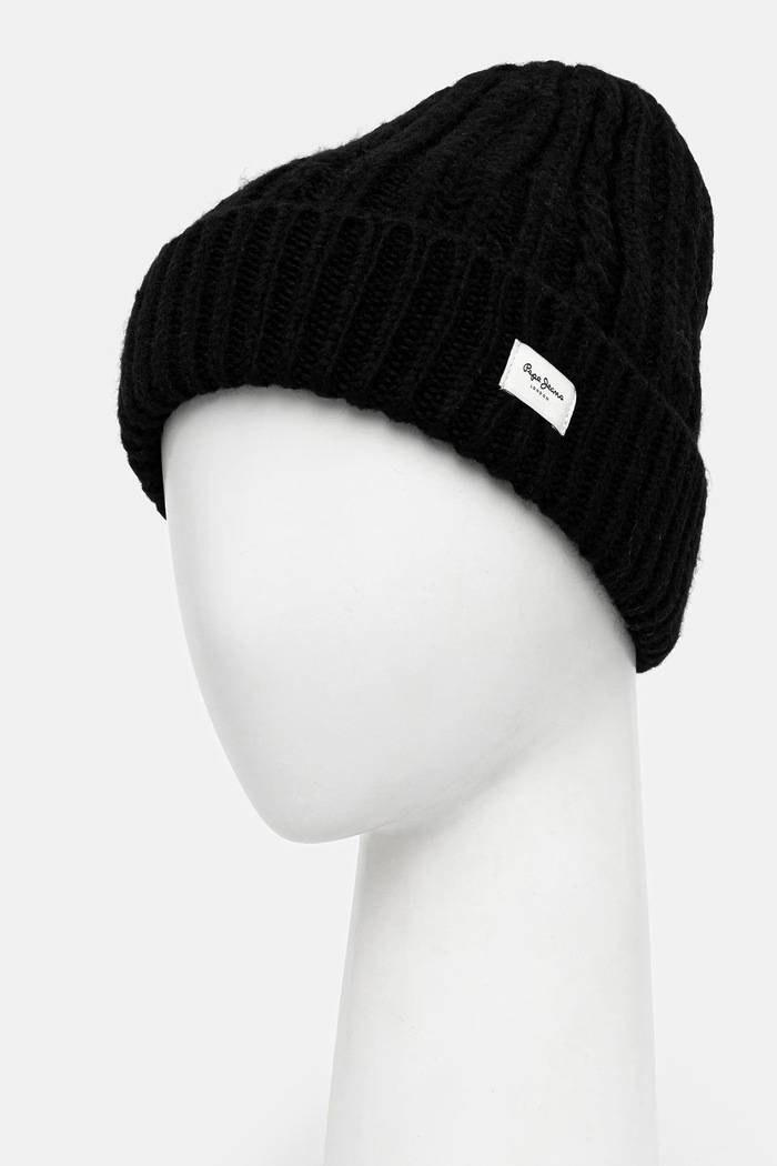 Pepe Jeans căciulă PL0400007 negru AW25