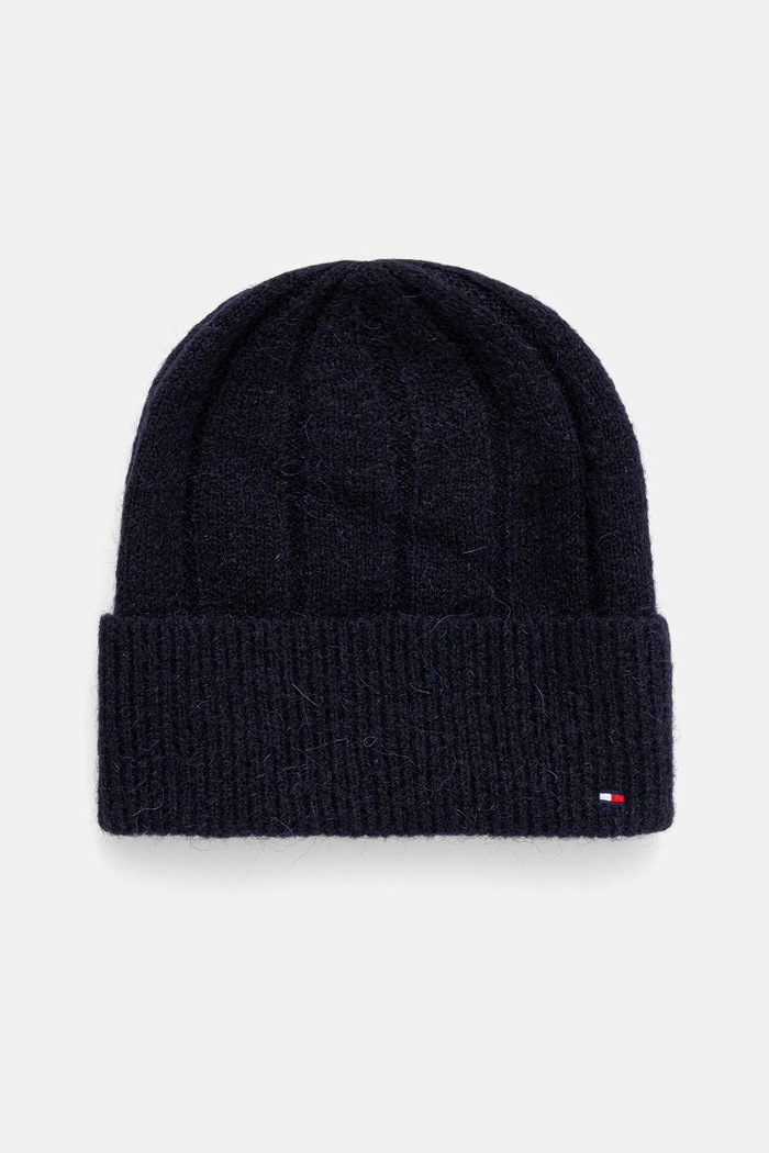 Tommy Hilfiger Pălărie din amestec de lână bleumarin AW0AW17779
