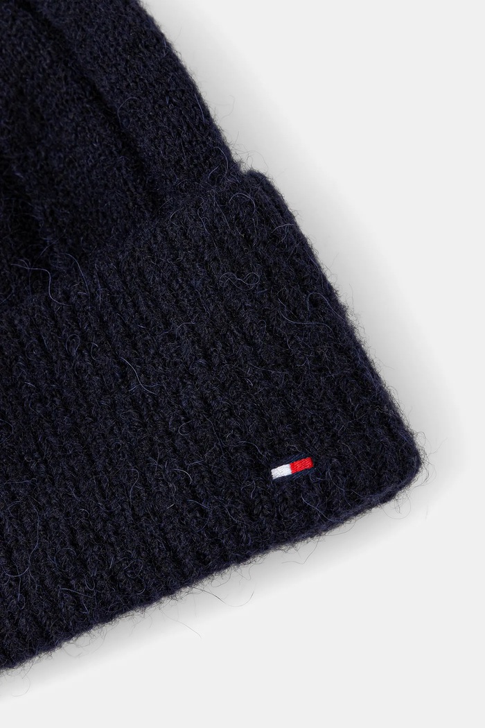 Accesorii Tommy Hilfiger Pălărie din amestec de lână AW0AW17779 bleumarin