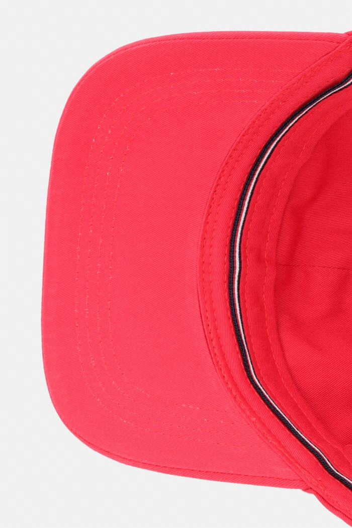 Tommy Hilfiger kapa s šiltom ženska bombažna rdeča AW0AW17781