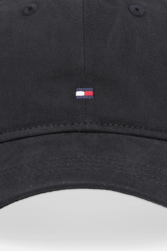 Tommy Hilfiger șapcă pentru femei, din bumbac AW0AW17781 negru SS26