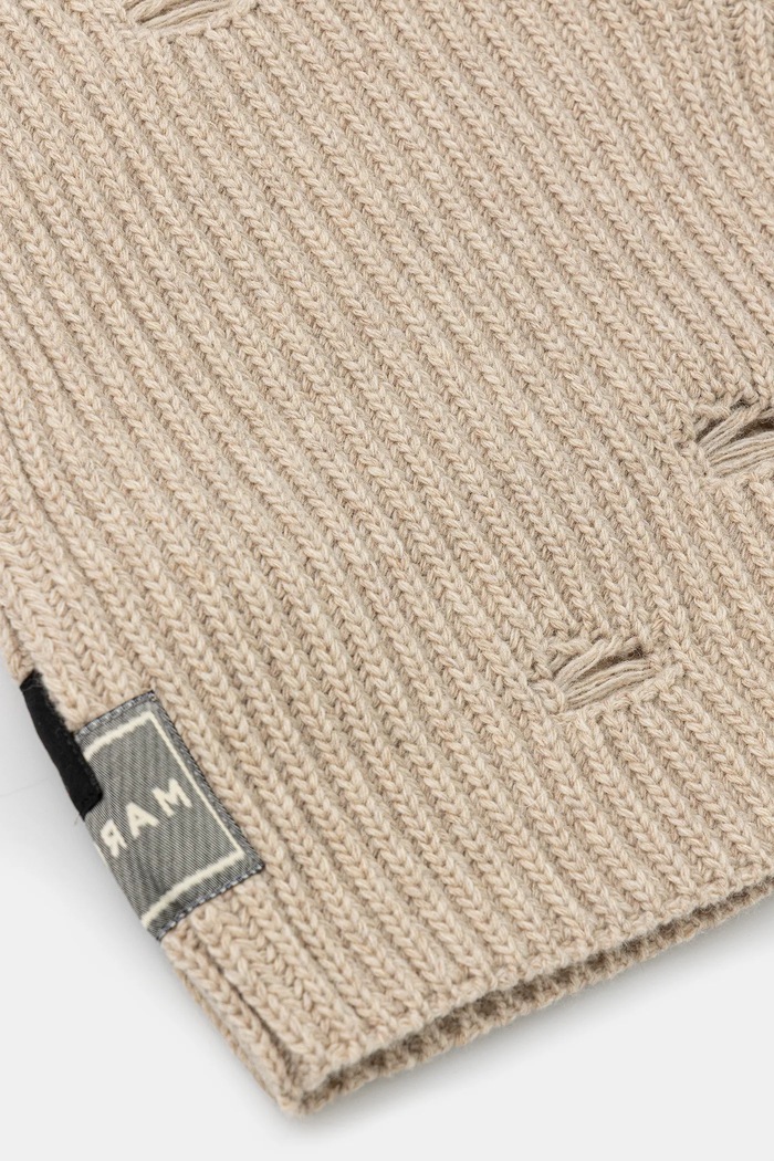 Снуд с шерстью MM6 Maison Margiela S52TB0008.M13138.806M бежевый AW25