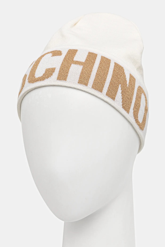 Doplnky Vlnená čiapka Moschino M3349.65457 béžová