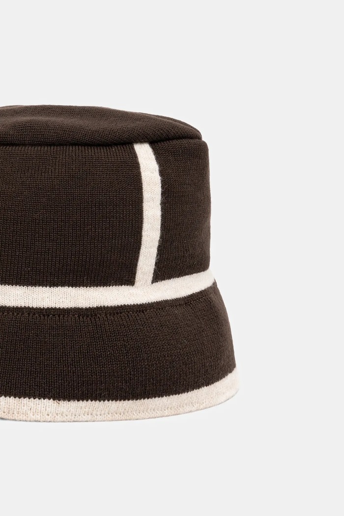 Καπέλο με μαλλί Moschino M3353.65460 καφέ AW25