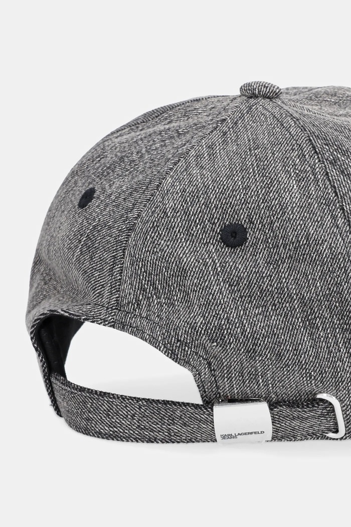 Doplnky Bavlnená šiltovka Karl Lagerfeld Jeans A4W33076 sivá