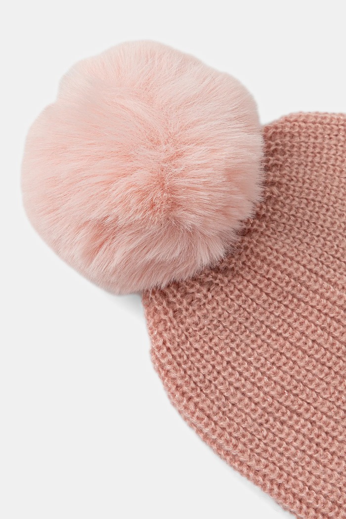 Morgan berretto in misto lana 5MBALA1 rosa AW25