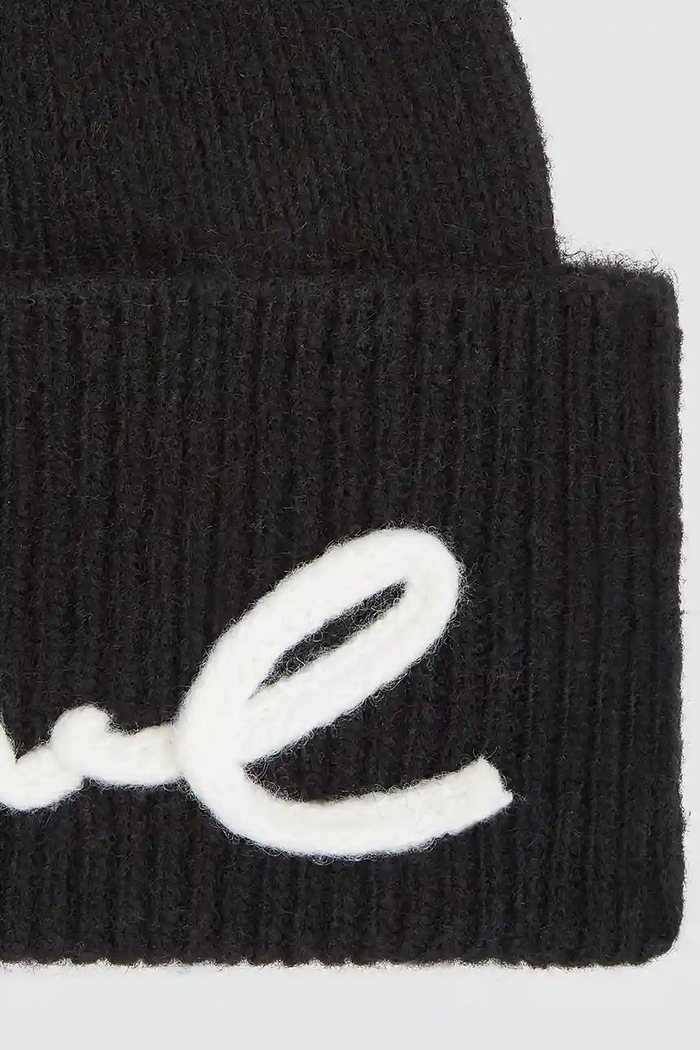 Kiegészítők Karl Lagerfeld sapka gyapjú keverékből A4W33009 fekete