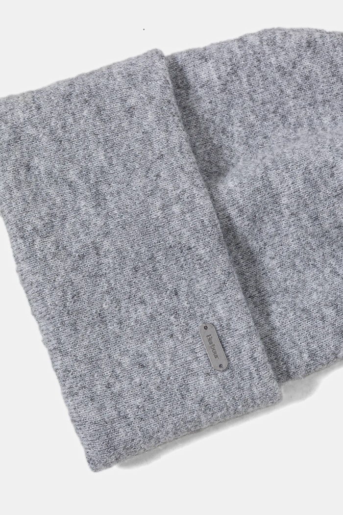 Čiapka a šál Barbour LGS0097 sivá