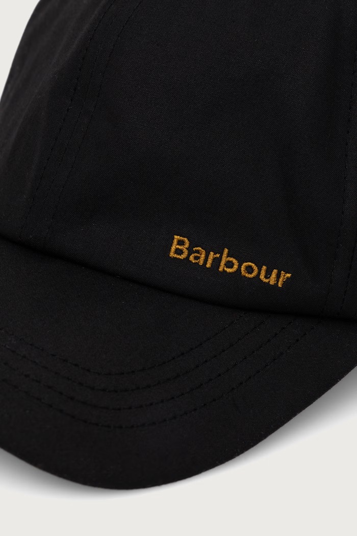 Akcesoria Barbour Czapka z daszkiem damska bawełniana LHA0477 czarny