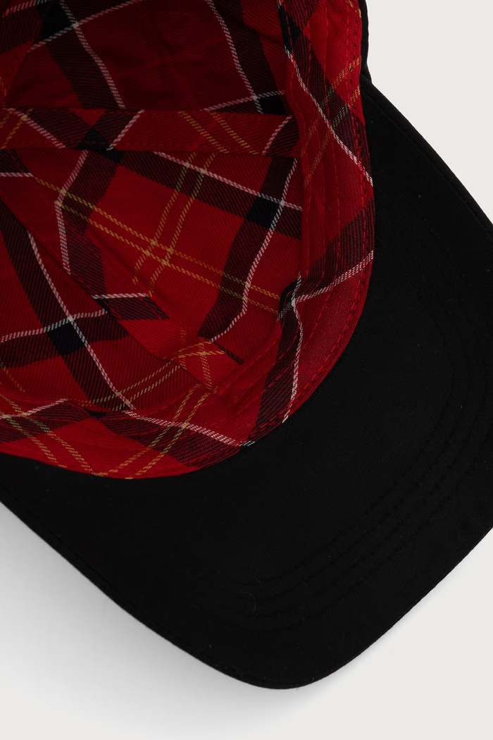 Czapka z daszkiem damska bawełniana Barbour LHA0477 czarny